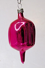 VTG pre WWII era Blown Glass Fluted Hot Pink 3