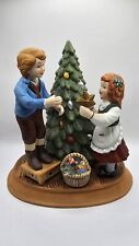 1982 Avon Christmas Memories Keeping the Christmas Tradition Porcelain Figurine  picture