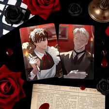 2Pcs Manhwa Codename: Anastasia Kwon Taekjoo Zhenya Collect Photocards picture