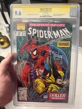 SPIDER-MAN #12 CGC SS 9.6 SIGNED TODD MCFARLANE - WOLVERINE STORY picture