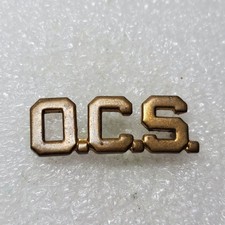 O.C.S. Military Insignia Pin Officer Candidate School Uniform Collar Antaya G.I. picture