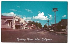 Greetings From Julian California c1960's business district, Texaco Gas Station picture