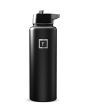 IRON °FLASK Camping & Hiking Hydration Flask with Straw, Wide Mouth... Fast picture