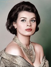 Austrian Actress Senta Berger Vintage Retro Portrait Poster Photo 13x19 picture