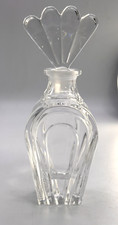Colle Crystal Vintage 1990s Art Deco Style Perfume Bottle Made in Italy picture