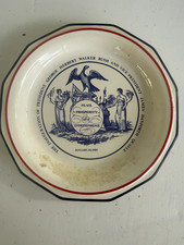 Pfaltzgraff Mottahedeh Bush & Quayle Inaugural Plate Jan 20 1989 Ceramic picture