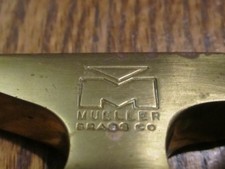 MUELLER BRASS CO. ANVIL PAPERWEIGHT, FROM PORT HURON, MICHIGAN picture