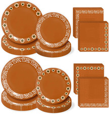 Cielito Lindo Plates & Napkins, Platos de Barro Tableware Set Serves 24 picture