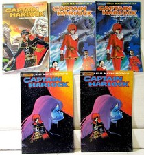 Captain Harlock Lot of 5 #9, 11 x2, 12 x2 1990 Eternity Manga 1st Print Comics picture