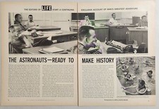 1959 10 Page Magazine Photos Article The Astronauts-Ready to Make History  picture