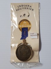 1816-1966 Indiana Souvenier Sesquicentennial Medal Souvenir Token Keychain  picture