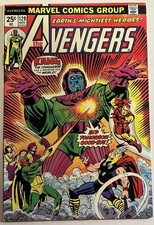 Avengers #129 VF- 7.5 Kang the Conqueror Appearance 1974 picture
