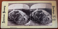 Amerian Scenery Saratoga NY High Rock Spring Stereoview picture