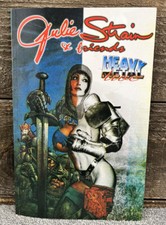 Julie Strain & Friends Heavy Metal Live Book One 2003 Mature Readers Pinup. picture