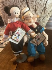 VINTAGE POPEYE LARGE DOLL BY PRESENTS 1985 with original tag picture