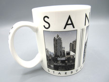 Starbucks White & Black San Diego City Scenes Coffee Tea Mug 15 oz 2003 (127) picture