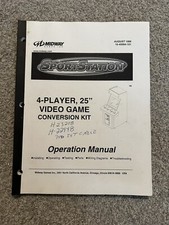 Original Midway SportStation 4-Player Arcade Game Manual 16-45994-101 picture