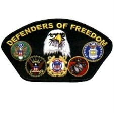 DEFENDERS OF FREEDOM PATCH USA UNITED STATES MILITARY PATCHES picture