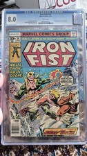 Iron Fist #14 1st Sabretooth CGC 8.0 White Pages 1977 picture