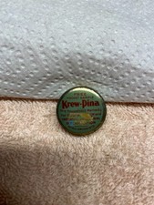 vintage Krew-Pina sample tin 1920's-1930's quack medicine picture