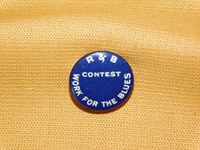 VINTAGE R & B CONTEST WORK FOR THE BLUES DAVID C COOK PUBLISHING ELGIN NY PIN picture