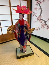 Ryukyu Traditional Okinawa Dancer Hand Crafted Doll Made In Japan Vintage 16.5”  picture