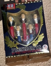 PEZ Presidents USA Vol ( 1 ) 1789-1825 5 Dispenser Collector Set Sealed Candy. picture