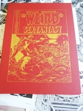 EC artist WALLY WOOD 1977 PORTFOLIO WEIRD SEX FANTASY  #76 Near Mint rare HC WSF picture
