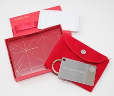 Starbucks Card Limited Edition 925 Sterling Silver Keychain $0 Balance - 2014 picture