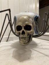 Spider Sculpture | Motorcycle Gas Tank, Rebar Legs, Skull Head | One-of-a-Kind picture