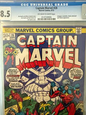 Marvel Comics Captain Marvel #28 (1973) CGC 8.5 Jim Starlin Cover picture