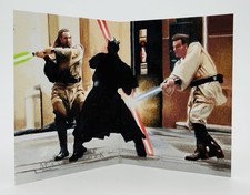 Darth Maul Obi-Wan Qui-Gon 2024 Topps Star Wars Masterwork 1/1 Panoramic Sketch picture
