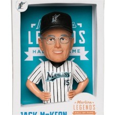 Miami Marlins Jack McKeon Hall of Fame Bobblehead PNC Bank Legends Series picture