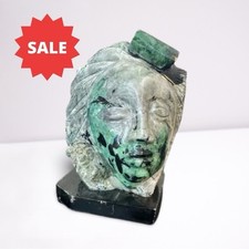 Natural Emerald Carving - Brazil - Hand Carved picture