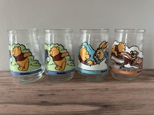 EUC, 4 Welch's jelly glasses 1997 Disney's Pooh's Grand Adventure - #4 #5 #2 picture