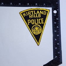 Kirtland Hills, Ohio Police Patch. Great Condition picture