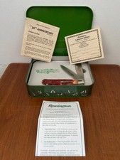 2012 Remington Limited Edition 30th Anniversary Bullet Folding Pocket Knife Tin picture