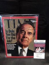July 31, 1995 TIME Magazine- Senator Bob Dole Signed Autograph JSA COA -1 # picture
