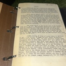 Wartime Faith: 1944 Church Sermons & Bible Study Notes Collection (Binder)  #26G picture