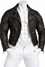 Harley-Davidson FXRG Men’s Genuine Leather Motorcycle Jacket – Size Large picture