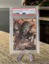 2007 Topps Hollywood Zombies Donald Stump Card #35 PSA GEM MT 10 Trump picture