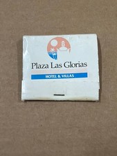 Vintage Plaza Las Glorias Hotel & Villas Mexico Matchbook Full Unstruck Souvenir picture