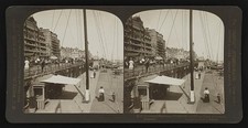 Photo:Brighton England 1900s Esplanade Kings Road Promenade Stereoview picture