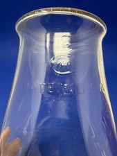 Corning signed hot blast tubular lantern globe Made in USA picture