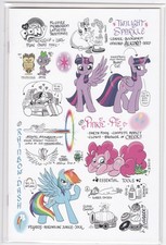 2026 NYCC Exclusive Kayou MLP: Friendship Is Magic #1 AND Jumbo Promo Art Card picture