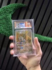 Mimikyu Paldean Fates Pokemon Center Stamp Exclusive ETB SVP 075 - ACE 10  picture