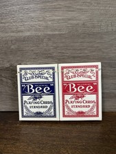 Two Vintage Decks of Bee Club Special Standard Playing Cards- sealed picture