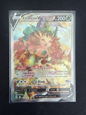 Pokemon Leafeon V (Alternate Full Art) 167/203 SWSH07: Evolving Skies picture