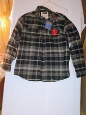 STAR WARS PHANTOM MENACE EPISODE 1 FLANNEL SHIRT MEN'S LG DISNEY/CAKEWORTHY 2024 picture
