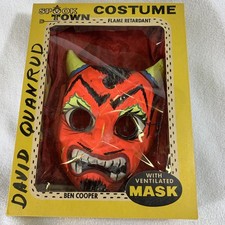 Vintage 1960’s Ben Cooper Spook Town Devil Halloween Costume L 12-14 picture